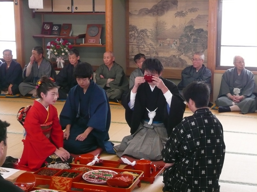 元服式(川俣の二十日祭り)