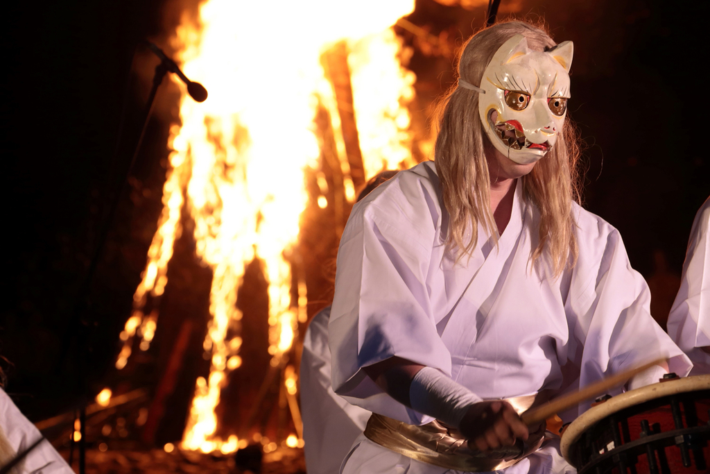 The 37th Nasu O-Shinka Fire Festival